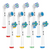 Set Van 12 Vervangende Opzetborstels – 4x EB60-X, 4x EB17-XS, 4x EB28-X