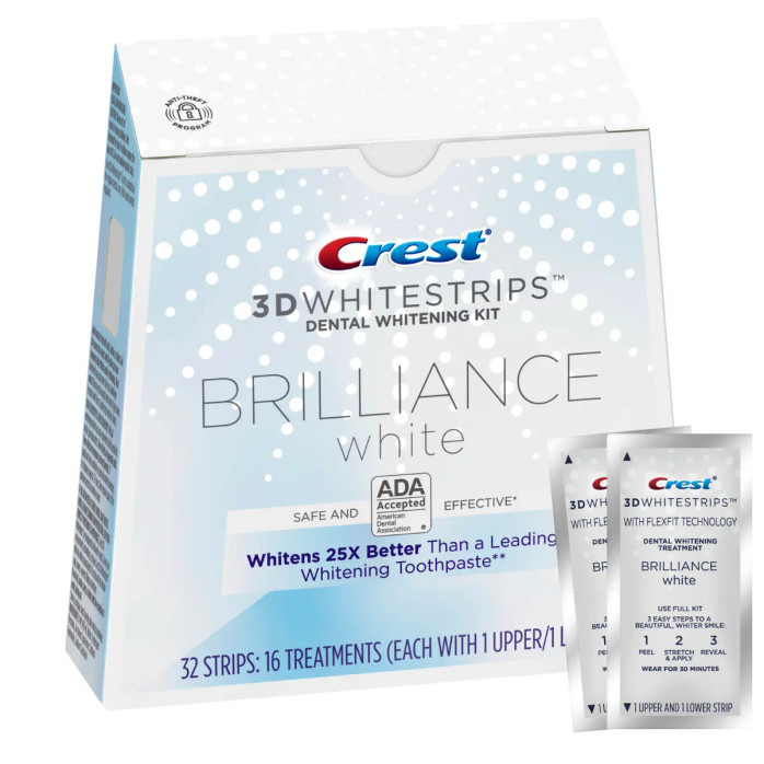 Crest 3D Whiestrips Brilliance White Bleekstrips