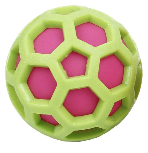 Pet Life ® 'DNA Bark' TPR and Nylon Durable Rounded Squeaking Dog Toy