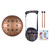 5.5 Inch Mini 8-Tone Steel Tongue Drum C Key Percussion Instrument Hand Pan Drum with Drum Mallets Carry Bag
