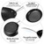 Nonstick Stainless Steel Cookware set for Kitchen, Scratch-Resistant Durable Nonstick Milk Pot Frying Pans and Soup Pot with Stay Cool Handles & Tempered Glass Lid, Dishwasher-Safe 13-pieces