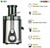 Electric Juicer Wide Mouth Easy Clean Fruit Centrifugal Juice Extractor Fruit Vegetable Juice Maker 5 Core 306 S
