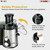 Electric Juicer Wide Mouth Easy Clean Fruit Centrifugal Juice Extractor Fruit Vegetable Juice Maker 5 Core 306 S