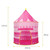 Portable Folding Blue Play Tent Children Kids Castle Cubby Play House Pink