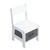 3-in-1 Kids Wood Table and 2 Chairs, Children Activity Table Set with Storage, Blackboard, Double-Sided Table for Drawing