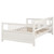 Wood Daybed Full Size Daybed with Support Legs, White