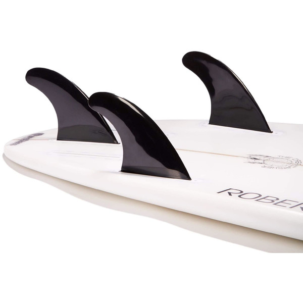 DORSAL Performance Flexrez Core Surfboard Thruster Surf Fins (3) FUT Compatible Black