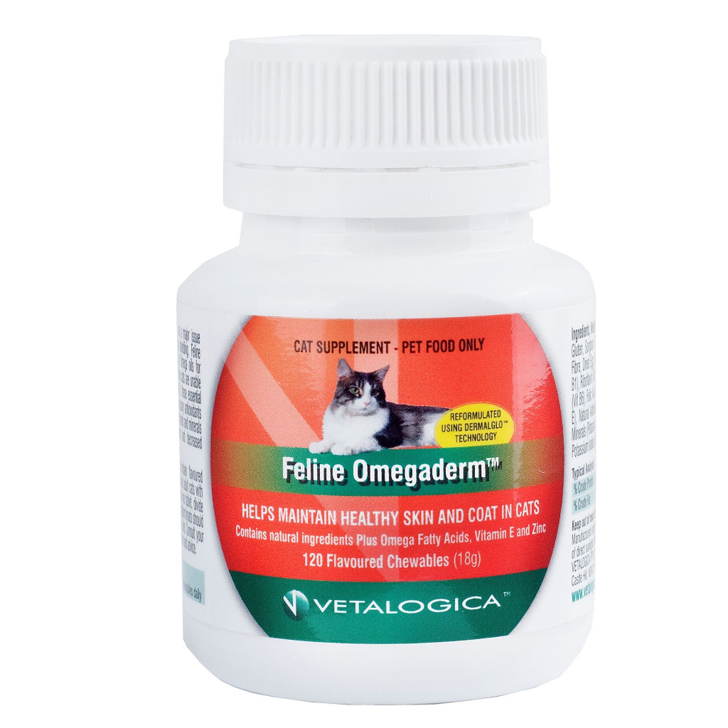 Vetalogica Feline Omegaderm For Cats - 120 chews