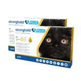 Stronghold PLUS for Small Cats up to 5.5 lbs (up to 2.5 kg) - Gold 12 Doses