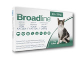 20% korting op Broadline voor grote katten 2,5-7,5 kg - 3 doses Nu slechts $ 37,59