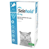20% Off Selehold for Cats 5.1-15 lbs (2.6-7.5 kg) - Blue 3 Doses Now Only $ 26.4