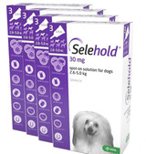 20% korting op Selehold voor honden 2,6-5 kg - Paars 12 doses Nu slechts $ 76,04