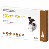 Revolution pour chiens de 5,1 à 10 kg (10.1-20 lbs) - Brun 3 Doses