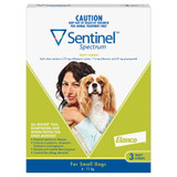 20% di sconto su Sentinel Spectrum Chews per cani da 8,1-25 libbre (4-11 kg) - Verde 3 Chews Ora solo $ 49,59