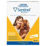 20% de descuento Sentinel Spectrum masticables para perros 25.1-50 lbs (11-22 kg) - Amarillo 3 masticables Ahora sólo $ 52.79