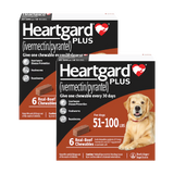 20% Off Heartgard Plus Chewables for Dogs 51-100 lbs (23-45 kg) - Brown 12 Chews Now Only $ 66.54