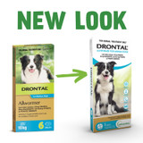 Drontal Comprimés vermifuges pour chiens jusqu'à 22 lbs (jusqu'à 10 kg) - 6 comprimés