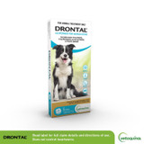 Drontal Allwormer Tabletten für Hunde bis zu 10 kg (22 lbs) - 6 Tabletten