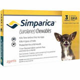 20% Rabatt auf Simparica Kauartikel für Hunde 2.8-5.5 lbs (1.3-2.5 kg) - Gelb 3 Kauartikel jetzt nur $ 27.99
