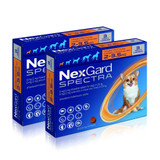 Nexgard Spectra Masticables para perros de 2-3,5 kg (4,4-8 lbs) - Naranja 6 masticables