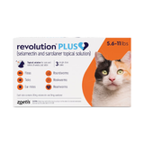 Revolution PLUS voor middelgrote katten 2,5-5 kg - Oranje 3 Doses