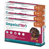 Simparica TRIO לעיסות לכלבים 5.1-10 ק"ג (11-22 ליברות) - כתום 12 חטיפים