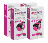 반려견용 브라벡토 벼룩 및 진드기 츄 88-123파운드(40-56kg) 20% 할인 - 핑크 4츄 지금 단돈 157.4달러