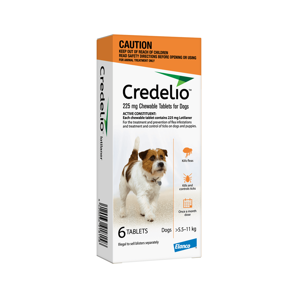 20% Off Credelio for Dogs 12.1-25 lbs (5.5-11 kg) - Orange 6 Tablets Now Only $ 52.81