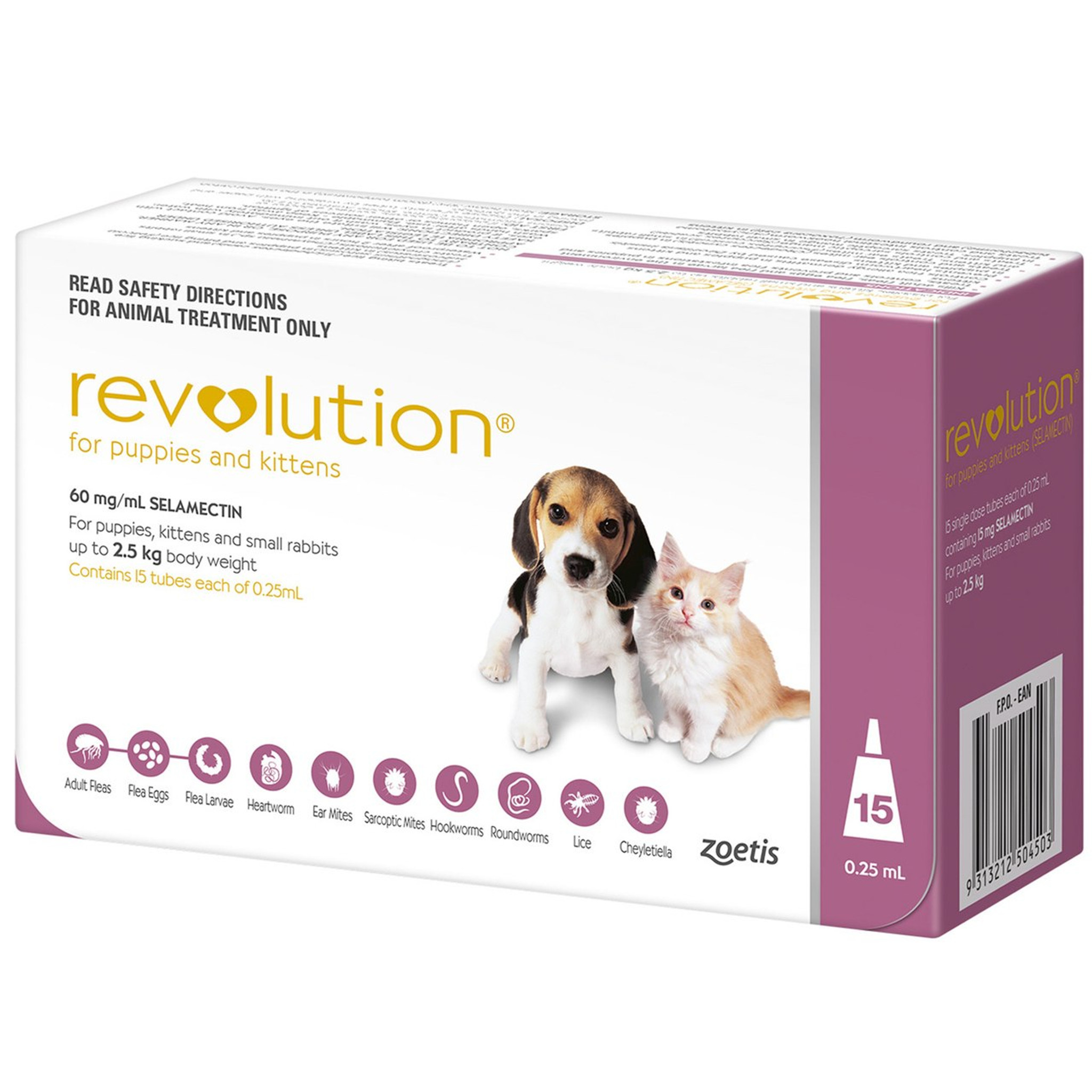 Revolution For Puppies Kittens Up To 5 Lbs Up To 2 5 Kg