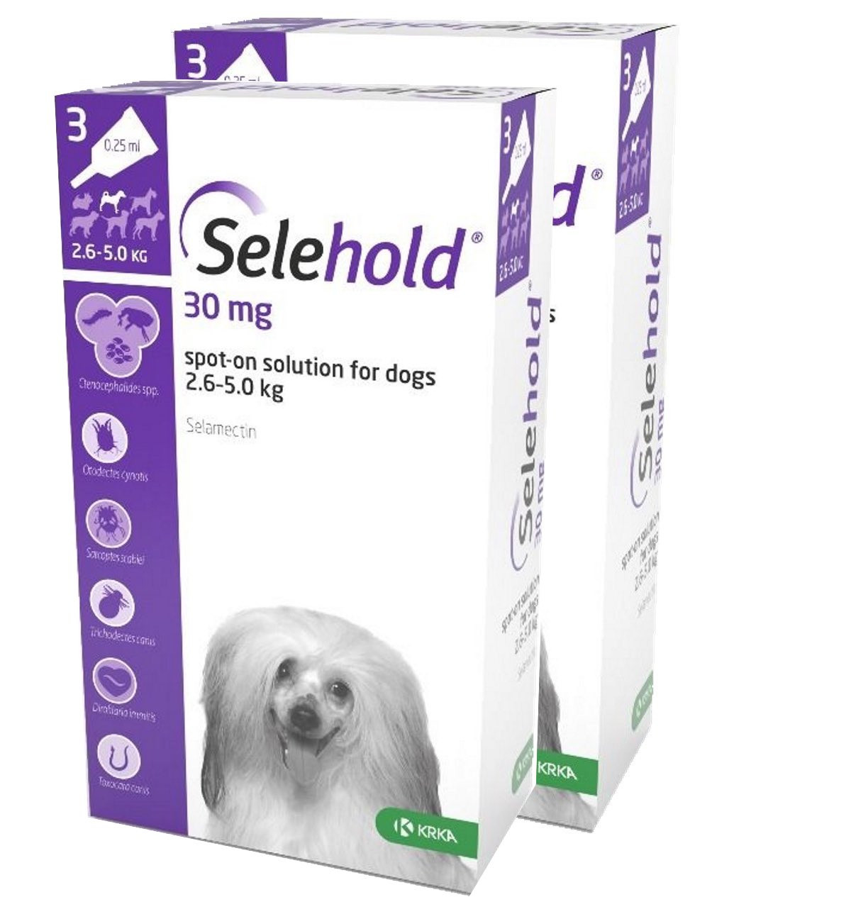 Selehold for Dogs 5.110 lbs (2.65 kg) Purple 6 Doses Sierra Pet Meds