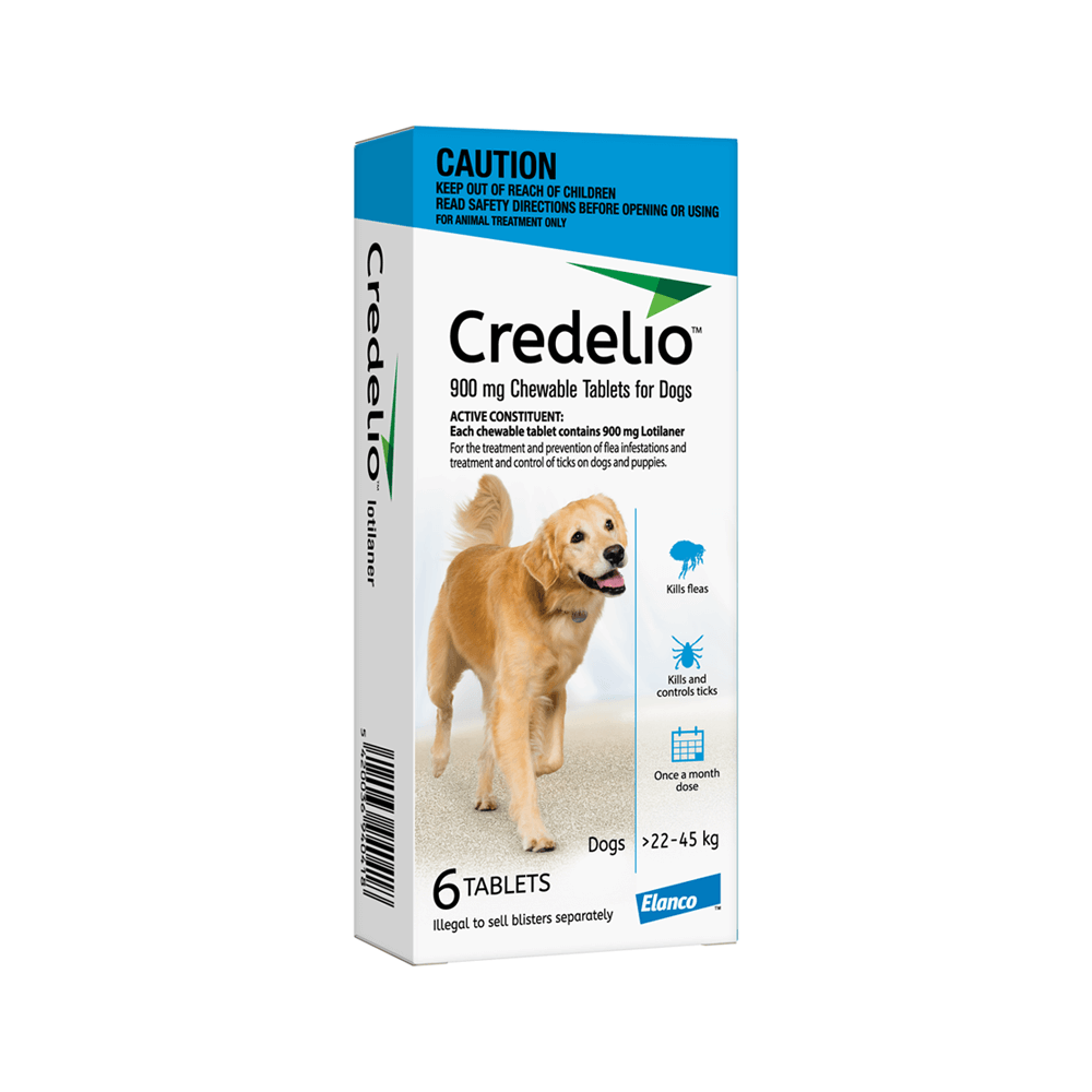 Credelio PLUS for Dogs 50.1100 lbs (2244 kg) Blue 6 Tablets