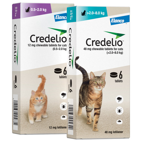Credelio for Cats - Flea and Tick Tablets at Sierra Pet Meds