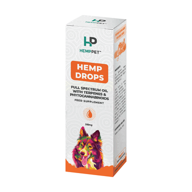 HempPet Hemp Oil Drops 300mg For Dogs 15ml (0.5 fl oz)