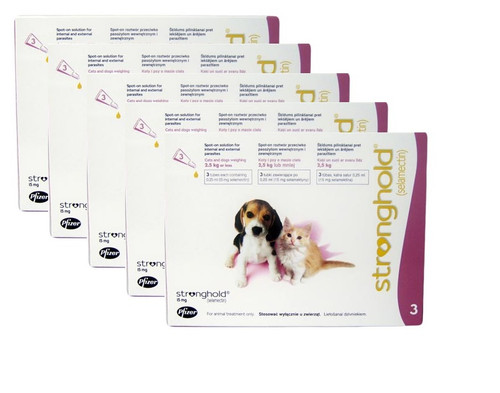 20% Off Stronghold for Puppies & Kittens up to 5 lbs (up to 2.5 kg) - Mauve 15 Doses Now Only $ 115.31