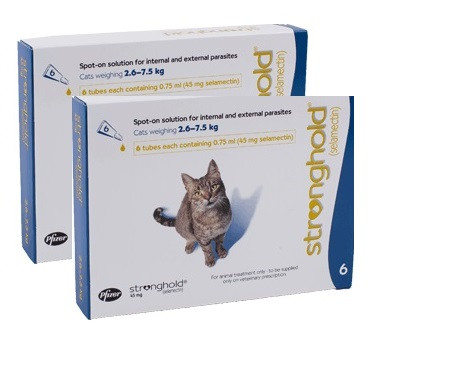 20% Off Stronghold for Cats 5.1-15 lbs (2.6-7.5 kg) - Blue 12 Doses Now Only $ 89.66