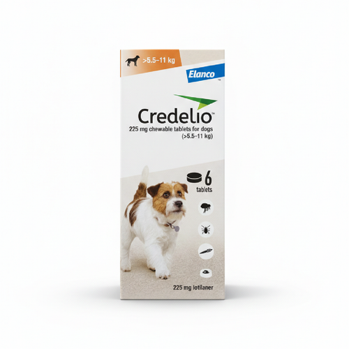 Credelio for Dogs 12.1-25 lbs (5.5-11 kg) - Orange 6 Tablets