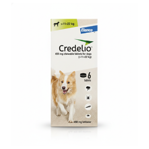 Credelio for Dogs 25.1-50 lbs (11-22 kg) - Green 6 Tablets