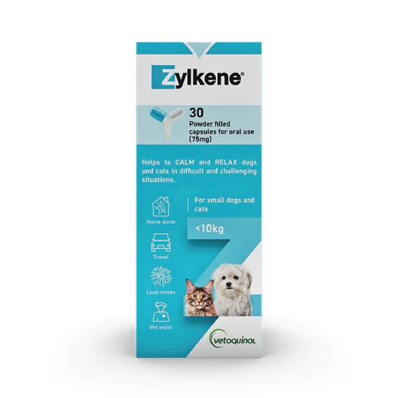 Zylkene Voedingssupplement voor honden en katten 75mg - 30 Capsules