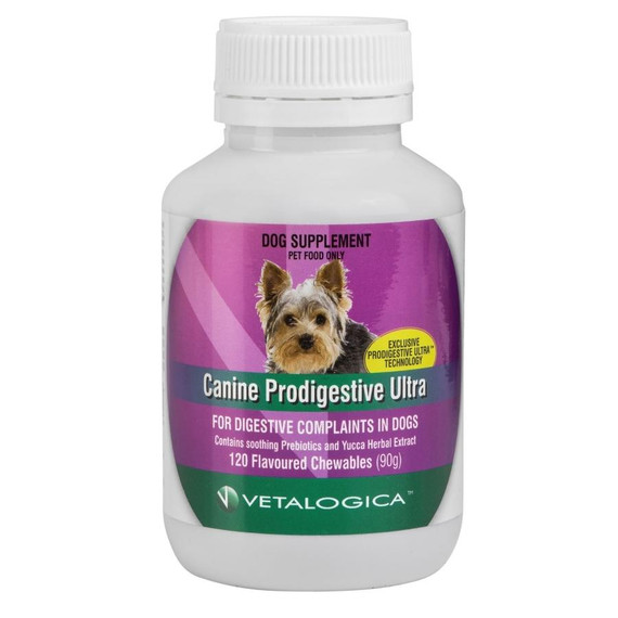 20% de descuento Veteralogica Canine Prodigestive Ultra para perros - 120 masticables Ahora sólo $ 26.39 20% de descuento Veteralogica Canine Prodigestive Ultra para perros - 120 masticables Ahora sólo $ 26.39