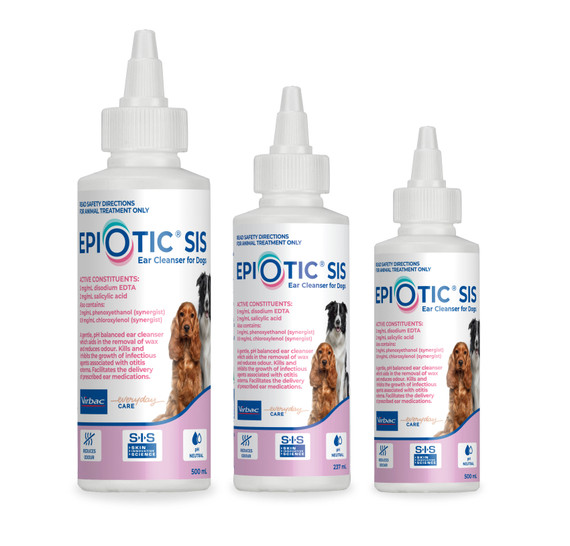 Virbac EpiOtic SIS Nettoyeur d'oreilles pour chiens