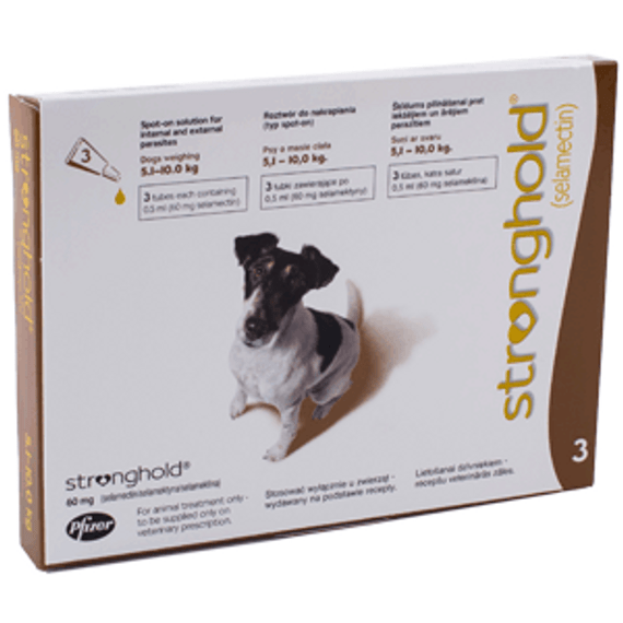 20% korting op Stronghold for Dogs 10.1-20 lbs (5.1-10 kg) - Bruin 3 Doses Nu slechts $ 31.2