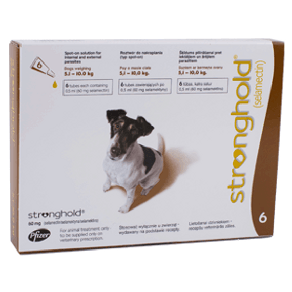 20% di sconto Stronghold per cani da 10,1-20 libbre (5,1-10 kg) - Marrone 6 dosi Ora solo $ 50,42