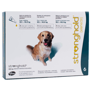 30% Off Stronghold for Dogs 40.1-85 lbs (20.1-40 kg) - Teal 6 Doses Now Only $ 45.68