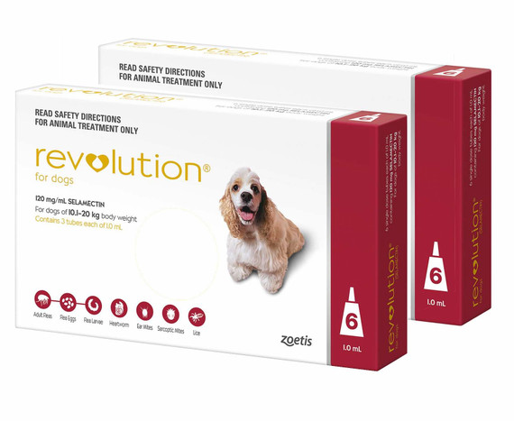 20% de réduction Revolution pour chiens 20.1-40 lbs (10.1-20 kg) - Red 12 Doses maintenant seulement $ 180.58