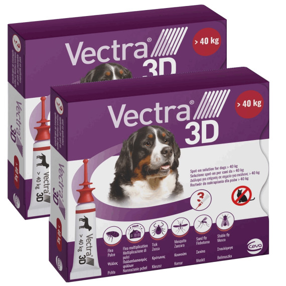 20 % de réduction sur Vectra 3D pour chiens de plus de 40 kg (88 lbs) - 6 doses maintenant seulement $ 70.04