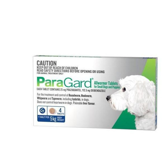 20% de descuento Paragard Allwormer para perros de hasta 5 kg (11 libras) - 4 Tabletas Ahora sólo $ 19.99