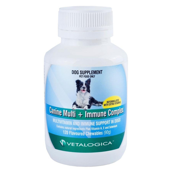 20% de descuento Vetalogica Canine Multi & Immune Complex para perros - 120 masticables Ahora sólo $ 26.39 20% de descuento Vetalogica Canine Multi & Immune Complex para perros - 120 masticables Ahora sólo $ 26.39