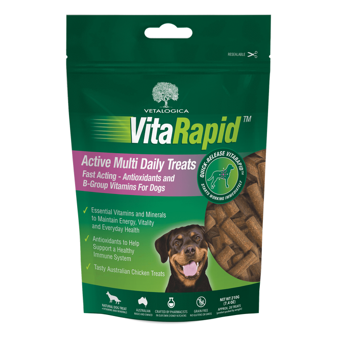 20% sur Vetalogica VitaRapid Active Multi Daily Treats pour chiens - 7.4oz (210g) maintenant seulement $ 18.32 20% sur Vetalogica VitaRapid Active Multi Daily Treats pour chiens - 7.4oz (210g) maintenant seulement $ 18.32