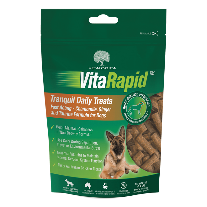 20% אַראָפּרעכענען Vetalogica VitaRapid טראַנקוויל טעגלעך טריץ פֿאַר דאָגס - 7.4 אַז (210 ג) איצט בלויז $ 18.32