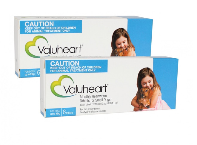 20% korting op Valuheart Maandelijkse Hartworm Tabletten voor Kleine Honden tot 10 kg - Blauw 12 Tabletten Nu Slechts $ 26,39
